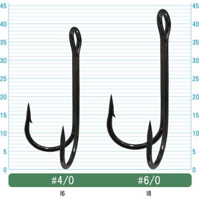 OWNER Крючок двойной SD-37 BC №6/0 4шт