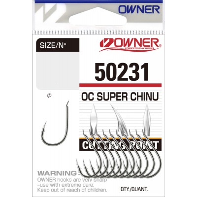 OWNER Крючок Cut Super Chinu nickel №3 13шт