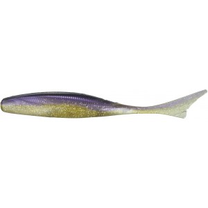 OWNER Слаг JR Minnow JRM-113 4.5" #14 Purple Weenie w/Silver Flake 11.3см 7шт