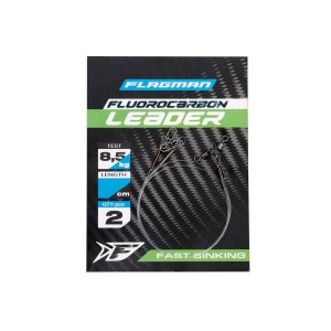 FLAGMAN Поводок Fluorocarbon Leader 8.5кг 25см 0.40мм 2шт