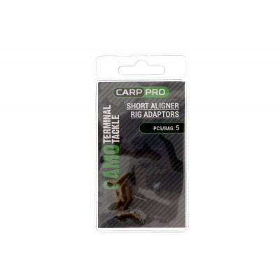 CARP PRO Адаптер лентяйка Aligner Rig Camo Short 5шт