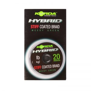 KORDA Шок-лидер плетеный Hybrid Stiff Gravel Brown 20lb 20м СНЯТ С ПРОИЗВОДСТВА