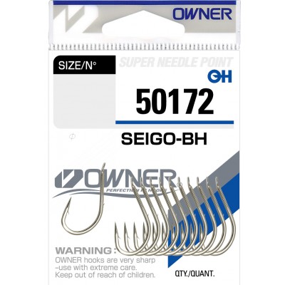 OWNER Крючок Seigo-BH nickel №3/0 6шт