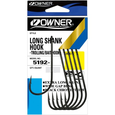 OWNER Крючок Long Shank Hook BC №9/0 5шт