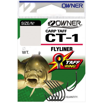 OWNER Крючок Carp Taff Flyliner teflon №2 5шт