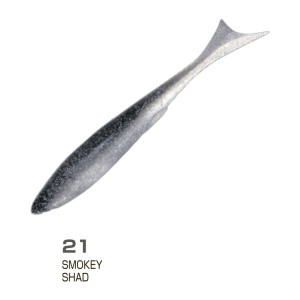 OWNER Слаг Nervous Rex NR-150 5.9" #21 Smokey Shad 15см 4шт