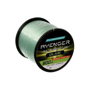 FLAGMAN Леска Avenger Olive Line 800м 0.35мм 11.1кг/24.4lb