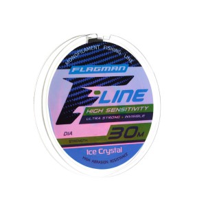 FLAGMAN Леска F-Line Ice Crystal 30м 0.08мм