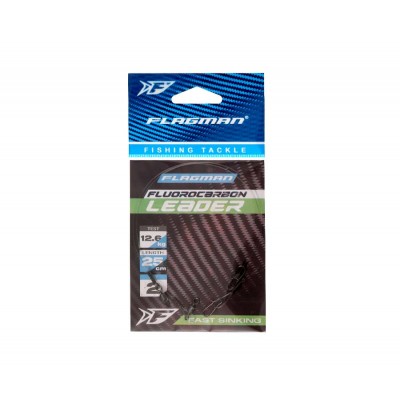 FLAGMAN Поводок Fluorocarbon Leader 12,6кг 25см 0,55мм 2шт