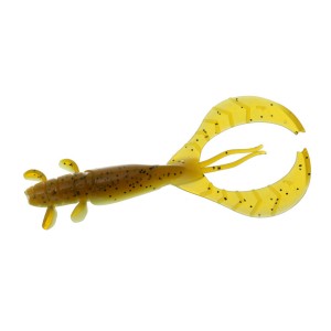 FLAGMAN Рак FL Craw 2.5" #2027 Green Pumpkin/Lime Chartreuse 12см 6шт