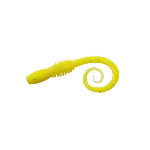 FLAGMAN Червь Helical 4" #012 macrell chartreuse 10см 10шт