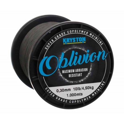 KRYSTON Леска Oblivion Super Grade Copolymer 1000м Matt Dark Silt 0,30мм 10lb