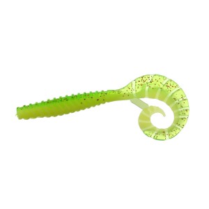 FLAGMAN Твистер TT-Grub 3.0'' #1527 Lime Lime Chartreuse 7.5см 5шт