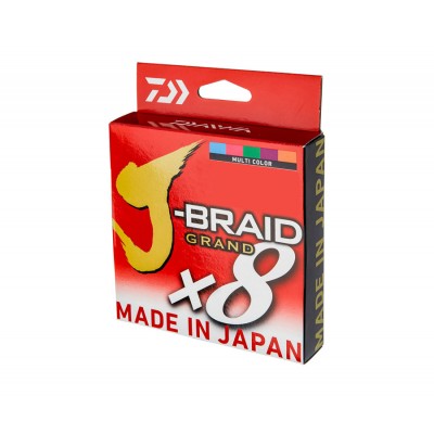 DAIWA Шнур J-Braid Grand x8 150м Multicolor 0,22мм 19,5кг