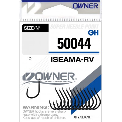 OWNER Крючок Iseama Rv black №3 12шт