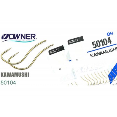 OWNER Крючок Kawamushi brown №10 15шт