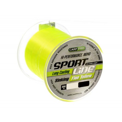 CARP PRO Леска Sport Line Fluo Yellow 300м 0,235мм