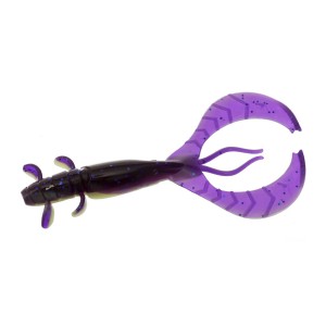 FLAGMAN Рак FL Craw 3.5" #0527 Violet/Lime Chartreuse 8.8см 4шт