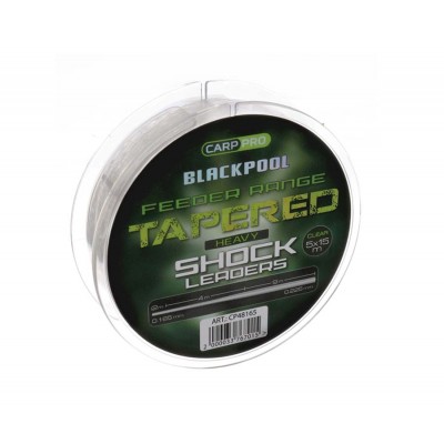 CARP PRO Лидер Blackpool Feeder Tapered 0,165-0,225мм 5x15м