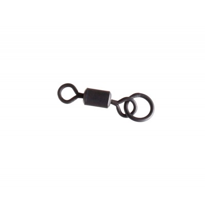 FLAGMAN Вертлюг с кольцом Flat Feeder Rings Swivels №4 5шт