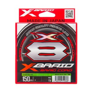 YGK Шнур плетеный X-Braid Braid Cord X8 150м #0.6