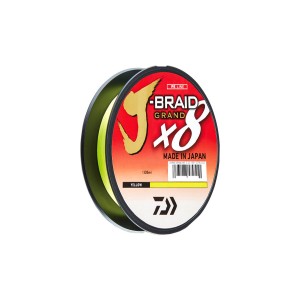 DAIWA Шнур J-Braid Grand x8 135м Yellow 0.16мм 10кг