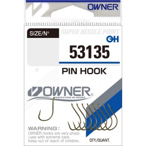 OWNER Крючок Pin Hook gold №14 12шт