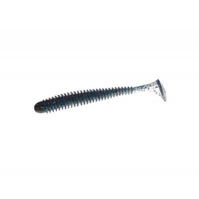 AZURA Виброхвост Longer 3" Silver Flash Minnow 7,5см 8шт