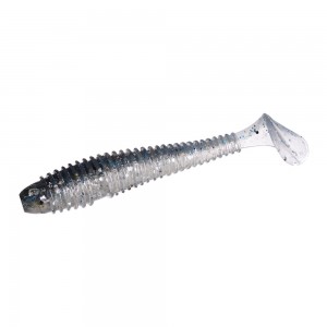 AZURA Виброхвост Swinger 3.8" Silver Flash Minnow 9.5см 6шт