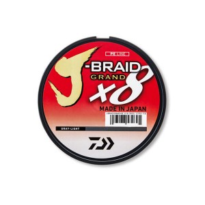 DAIWA Шнур J-Braid Grand x8 135м Light Grey 0.16мм 10кг