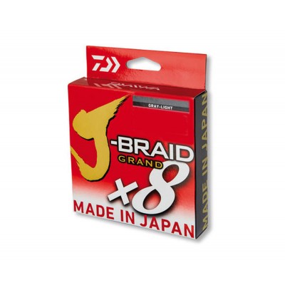 DAIWA Шнур J-Braid Grand x8 135м Light Grey 0,16мм 10кг