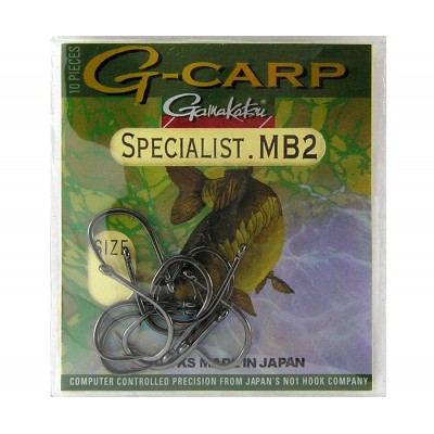 GAMAKATSU Крючок G-Carp Specialist MB2 №2 10шт