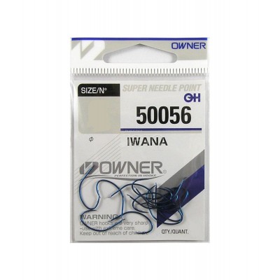 OWNER Крючок Iwana blue №7 15шт