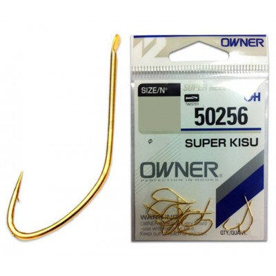 OWNER Крючок Super Kisu gold №10 15шт Крючок фидер,поплавок OWNER