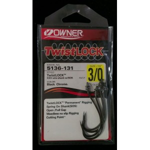 OWNER Крючок Twist Lock Sos BC №2/0 4шт