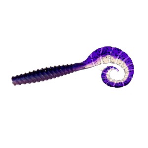 FLAGMAN Твистер TT-Grub 2.5'' #0531 Violet Pearl White 6.2см 6шт