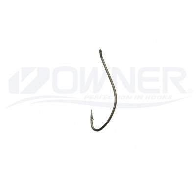 OWNER Крючок Straw Hook w/eye brown №14 15шт