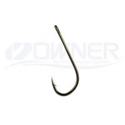 OWNER Крючок Tenkara Straight w/eye brown №12 11шт