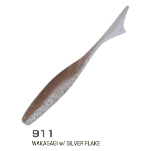 OWNER Слаг JR Minnow JRM-88 3.5" #911 Wakasagi w/Silver Flake 8.8см 8шт