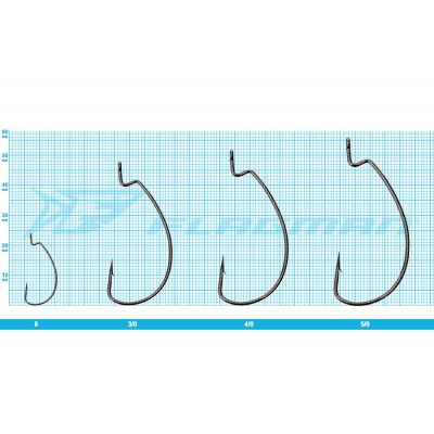 FLAGMAN Крючок Worm Offset №3/0 5шт