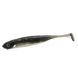 FLAGMAN Виброхвост Real Shad 3.5" Black Phantom Macrell 8.7см 5шт