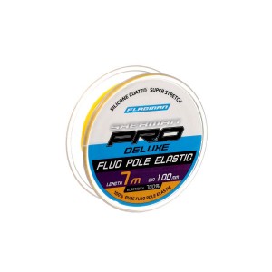 FLAGMAN Амортизатор для штекера Deluxe Fluo Pole Elastic 7м d1.0мм yellow