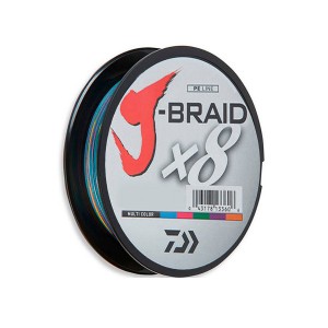 DAIWA Шнур J-Braid x8 150г Multicolor 0.18мм 12кг