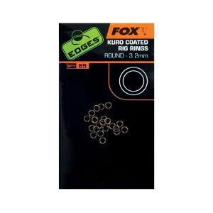 FOX Кольца для монтажа Edges Kuro Coated Rig Rings 2.5 мм S