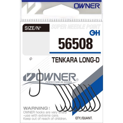 OWNER Крючок Tenkara Long-D №8 9шт