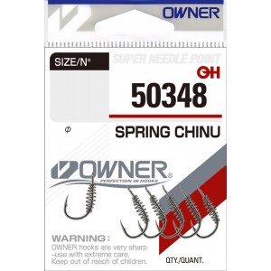 OWNER Крючок Spring Chinu nickel №1/0 6шт