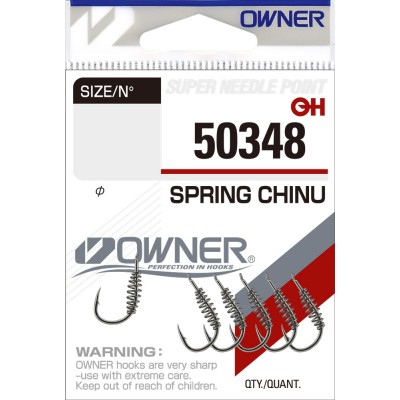 OWNER Крючок Spring Chinu nickel №2 6шт