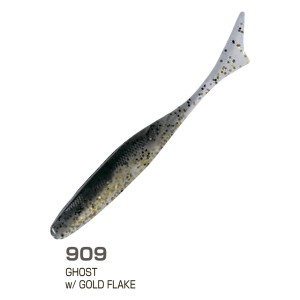 OWNER Слаг JR Minnow JRM-138 5.5" #909 Ghost w/Gold Flake 13.8см 6шт