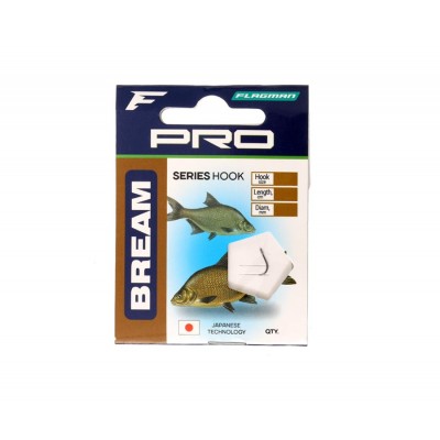 FLAGMAN Поводок готовый Pro Bream Hooks №12 7шт