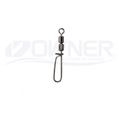 OWNER Застежка с вертлюгом Sinker Hook W Crane №18 8шт